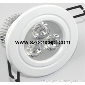 White Finish Modern Design 3W LED Downlight, LED Down Light - P